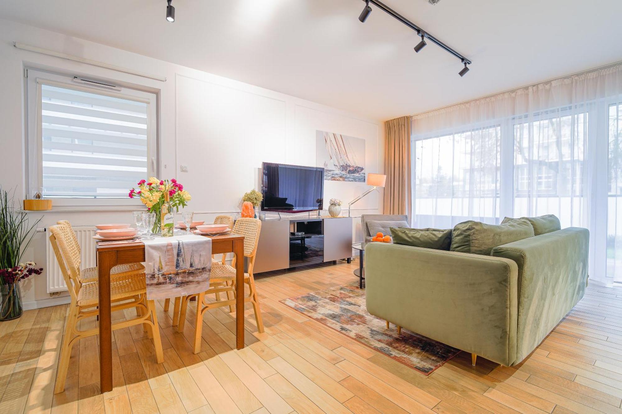 Lulu Apartments - Pod Masztami - Apartament Dwupokojowy - Basen Silownia Parking Колобжег Экстерьер фото