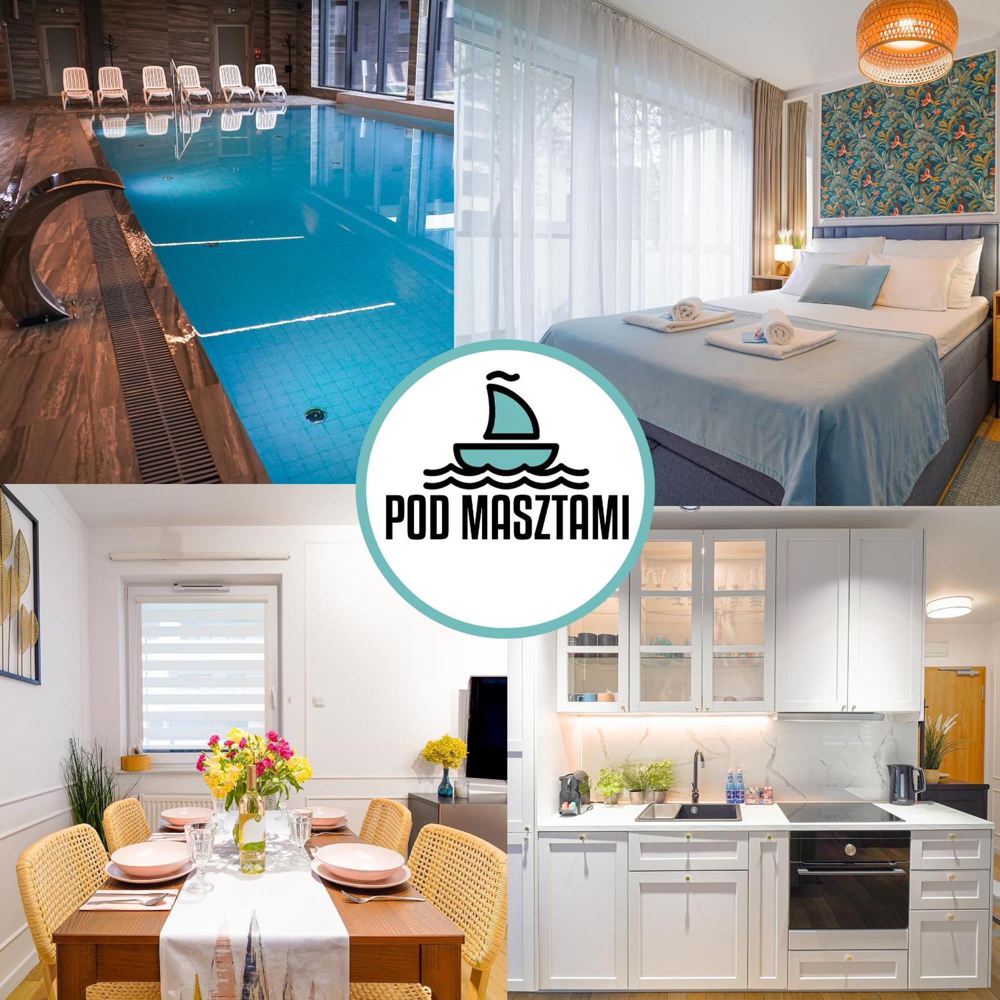 Lulu Apartments - Pod Masztami - Apartament Dwupokojowy - Basen Silownia Parking Колобжег Экстерьер фото